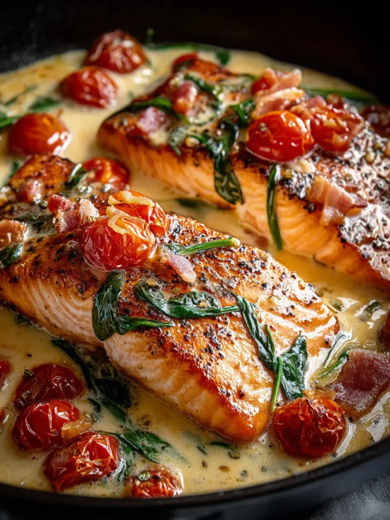 Irresistible Creamy Tuscan Salmon Recipe You’ll Love First Image
