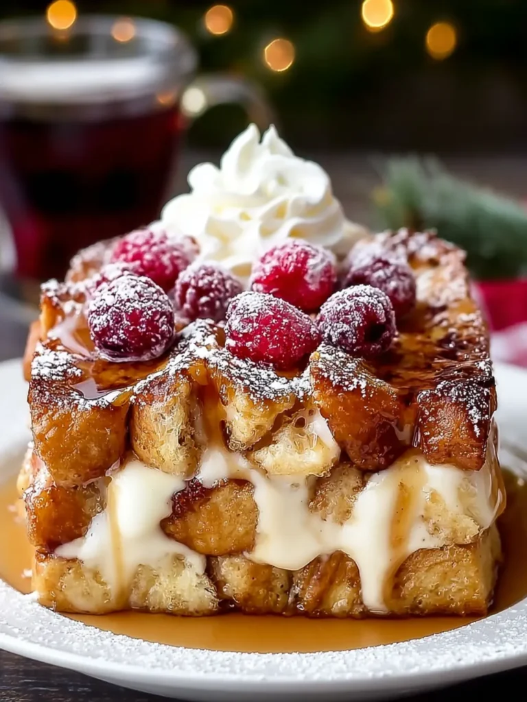 Indulge in Eggnog French Toast Bake: A Holiday Delight First Image