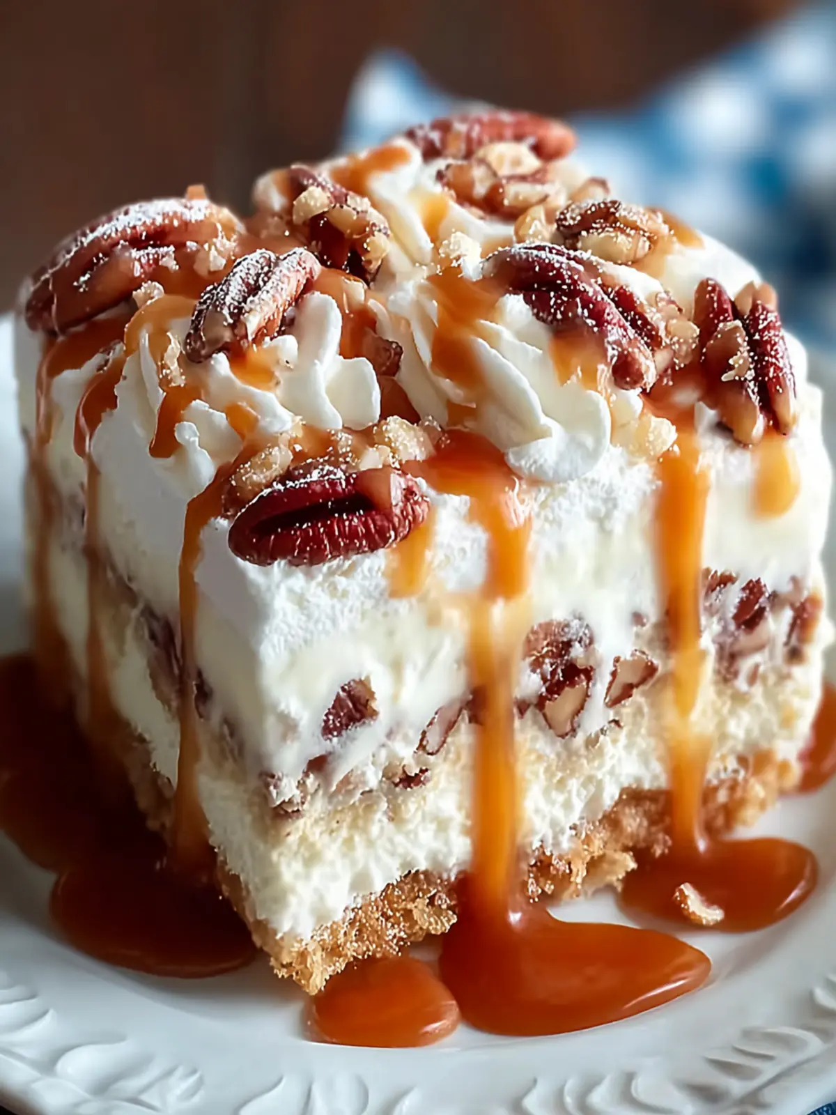 Irresistible Butter Pecan Praline Poke Cake for Sweet Moments First Image