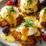 Easy Latke Eggs Benedict: A Unique Twist on Breakfast! First Image
