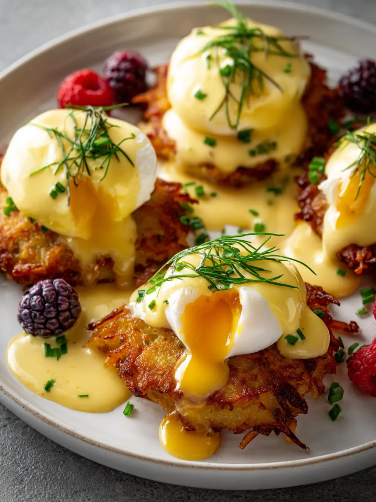Easy Latke Eggs Benedict: A Unique Twist on Breakfast! First Image