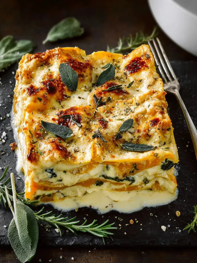 Roasted Butternut Squash Lasagna First Image