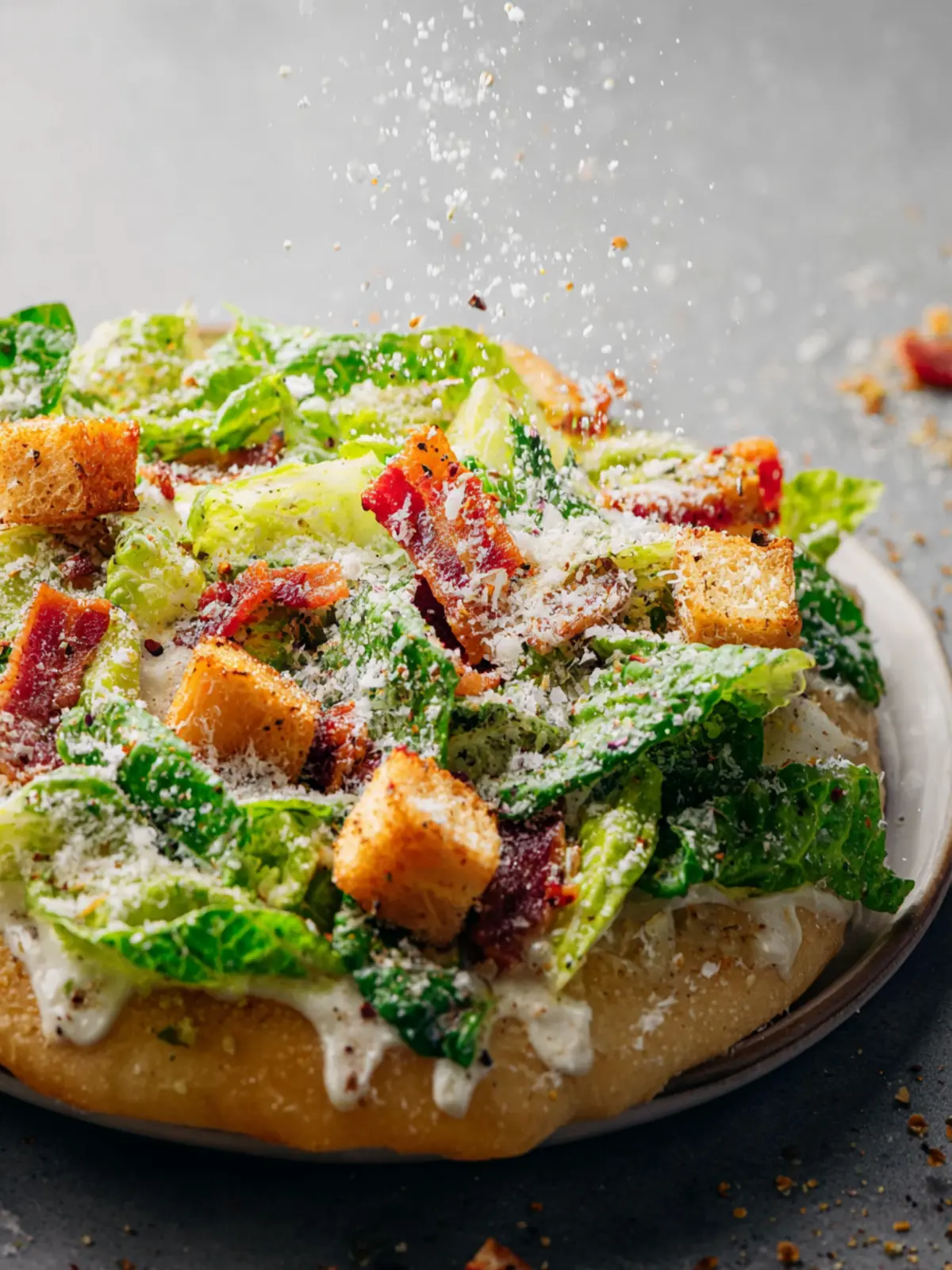 Caesar Salad Pizza First Image