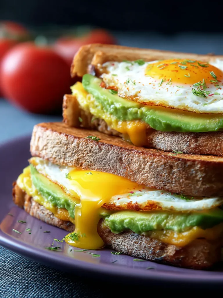 Delicious Avocado Breakfast Sandwich Recipe to Energize Mornings First Image