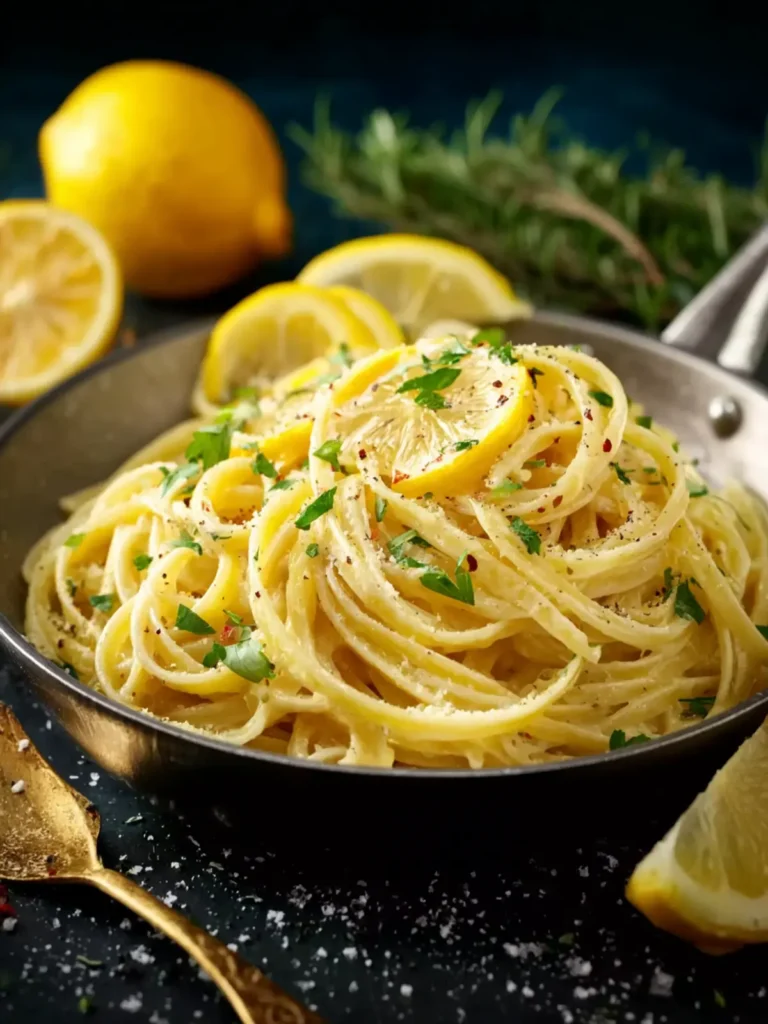 Creamy Lemon Pasta First Image