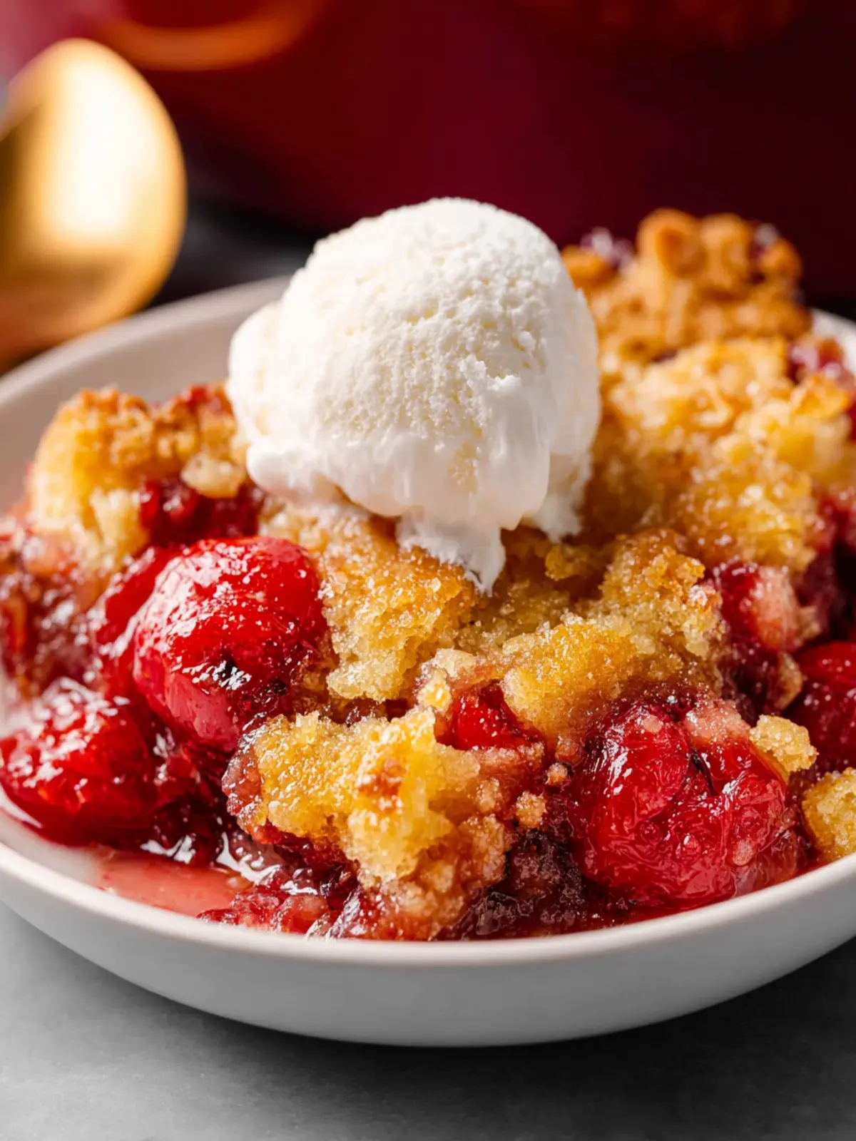 Dump Cake Recipe (pantry staple dessert) First Image