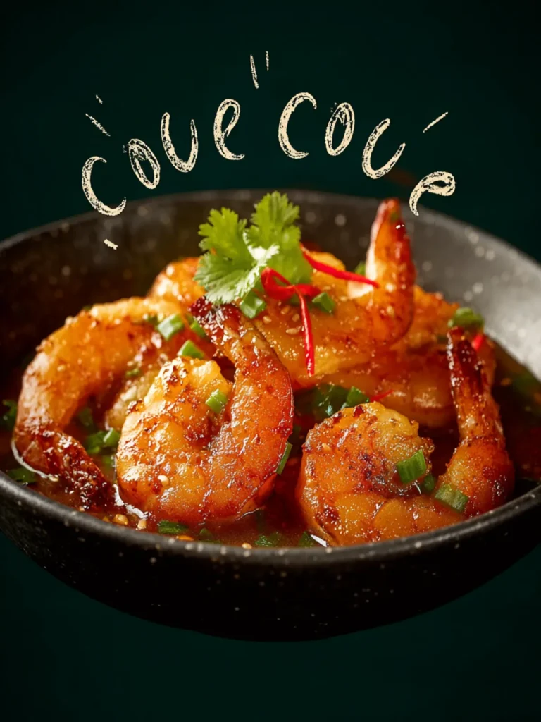 Asian Chilli Garlic Prawns (Shrimp) Recipe First Image