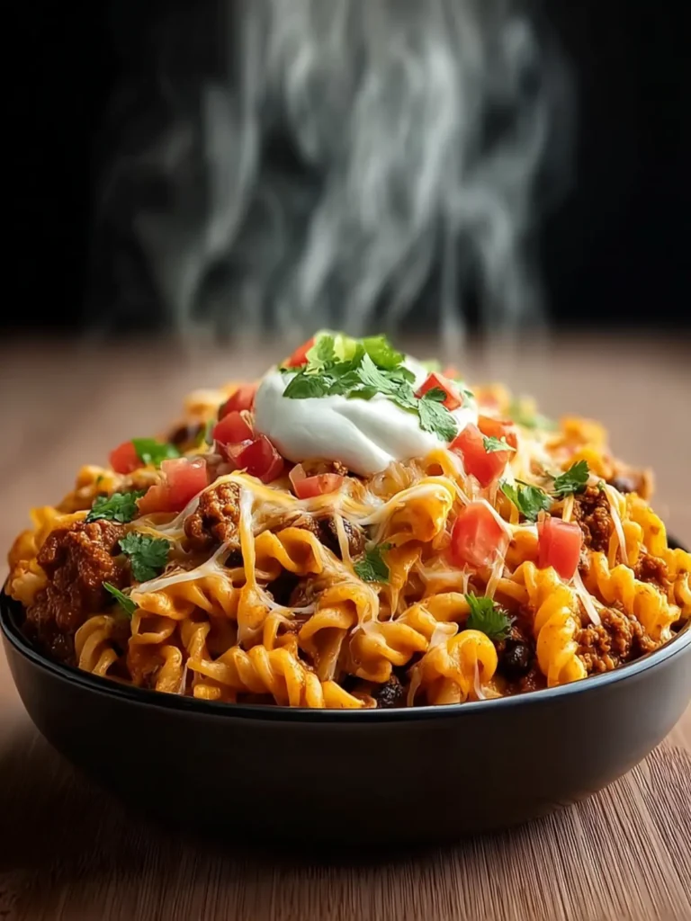 Loaded Taco Pasta Bake First Image