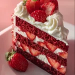 Strawberry Velvet Cake First Image