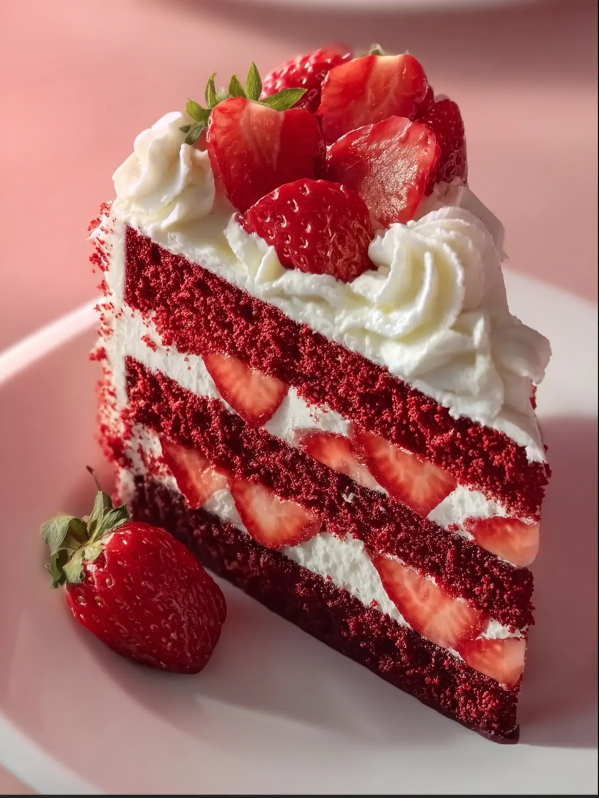 Strawberry Velvet Cake: The Best Indulgence for Your Sweet Tooth