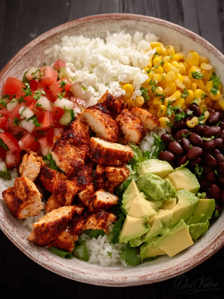 chicken burrito bowl for one First Image