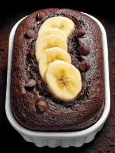 chocolate banana bread for one First Image