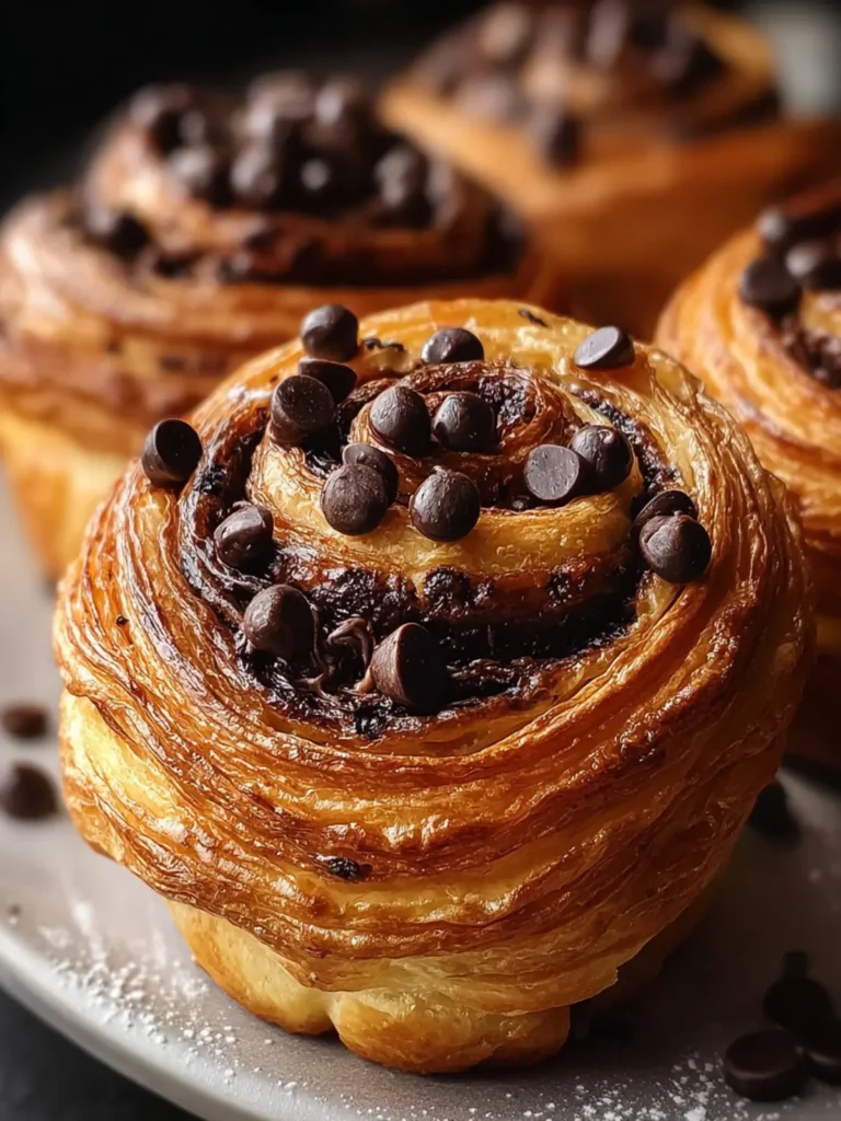 chocolate chip cruffins First Image